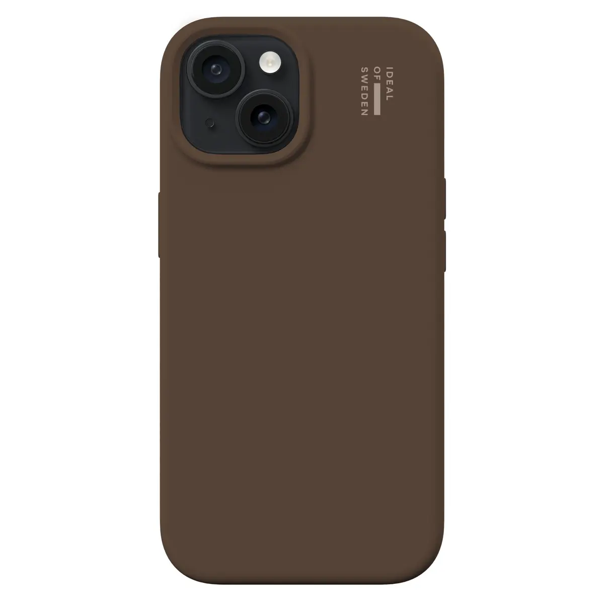 IDEAL OF SWEDEN Silicone MagSafe Case – mobildeksel til iPhone 13, 14, 15, 16e og 17e Mocha Mousse