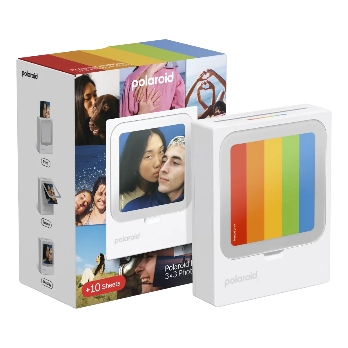 Polaroid Hi-Print 3×3 Photo Printer – bærbar fotoskriver med 60 ark + 10 sheets