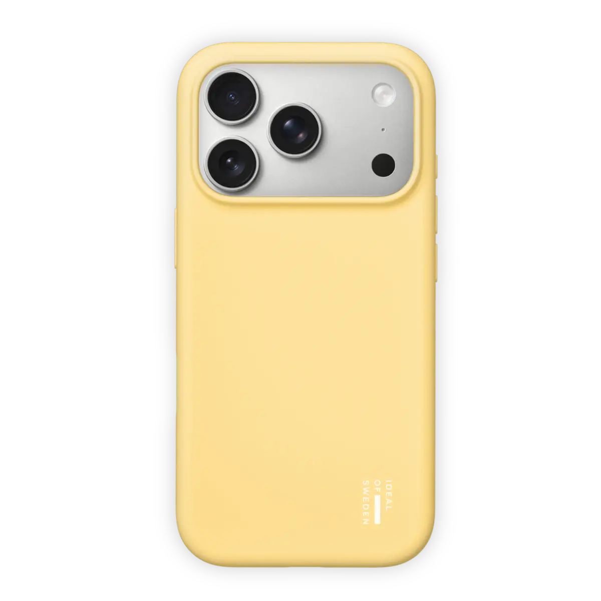 IDEAL OF SWEDEN Silicone MagSafe Case – mobildeksel til iPhone 17 Pro Soft Lemon