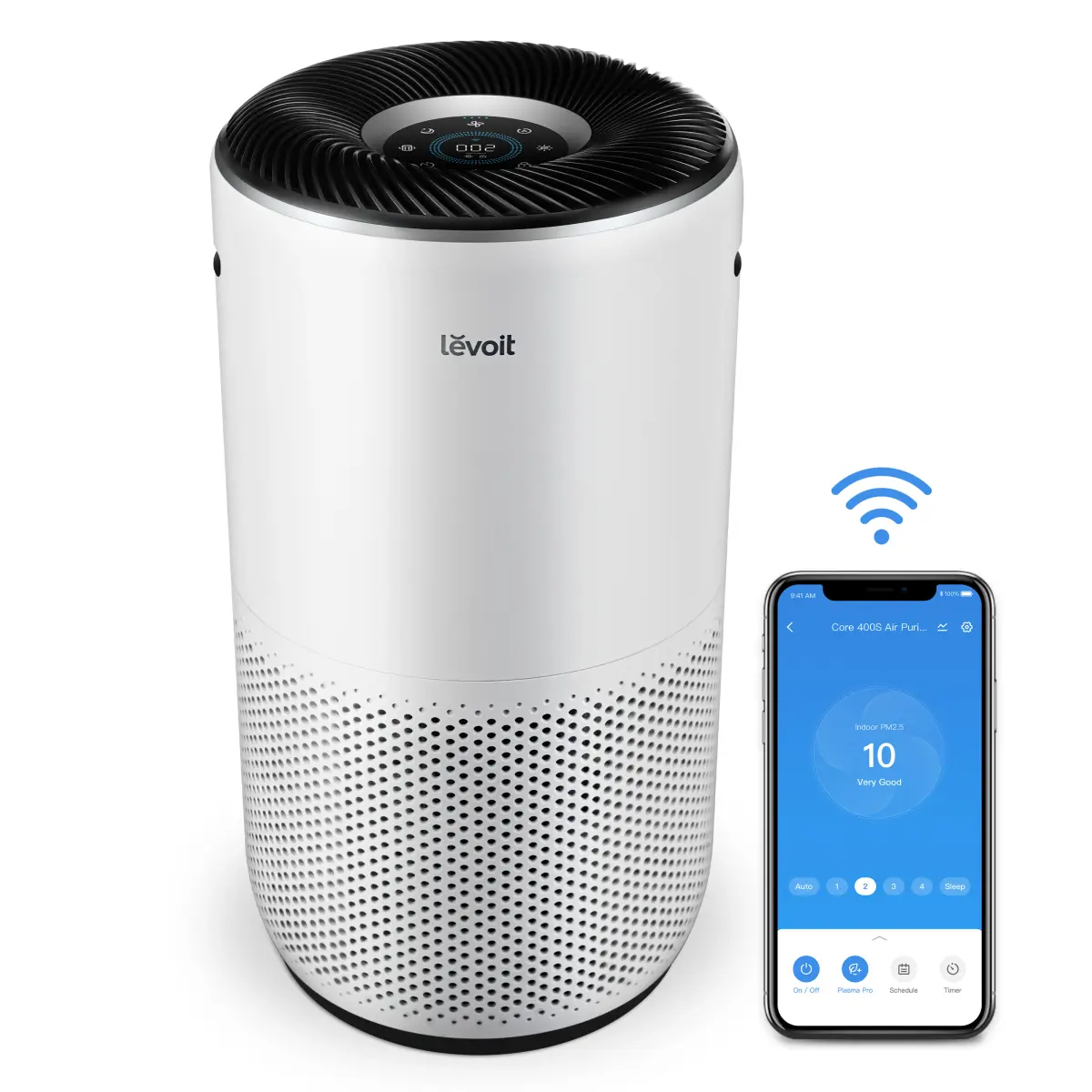 Levoit Core 400S Smart luftrenser med HEPA-filter