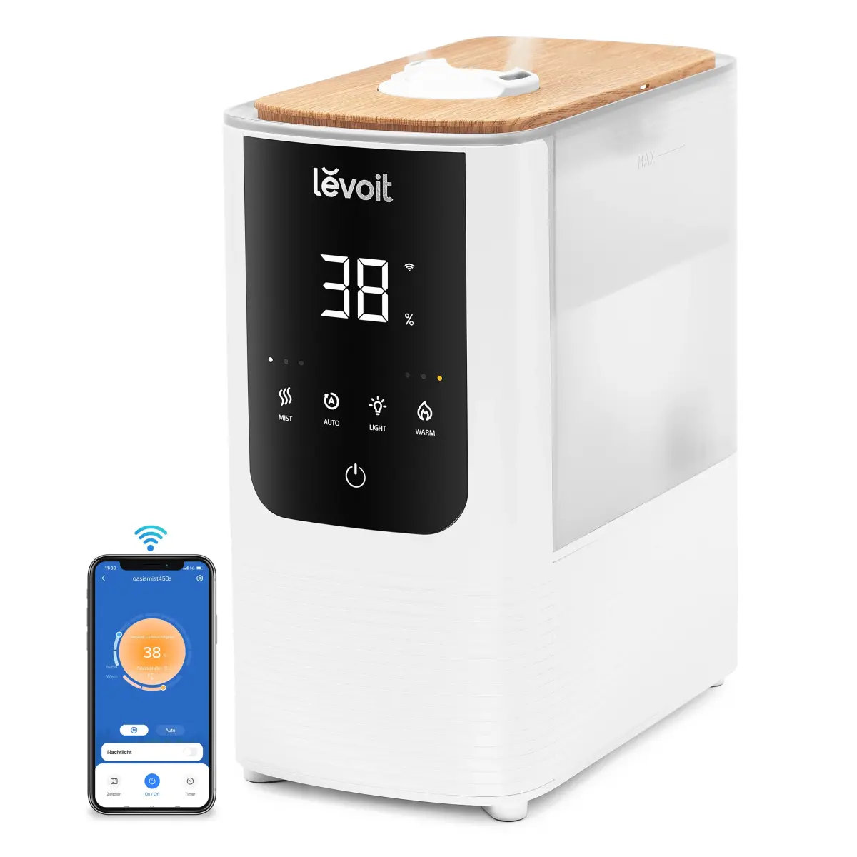 Levoit OasisMist 450S Smart luftfukter
