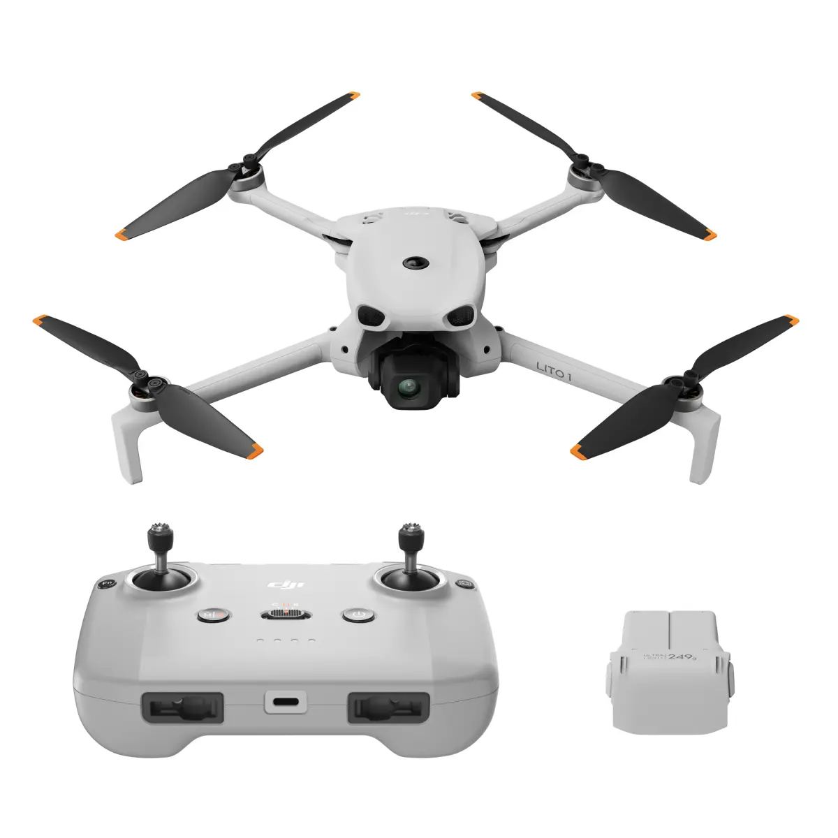 DJI Lito X1 kameradrone med 4K HDR Grå