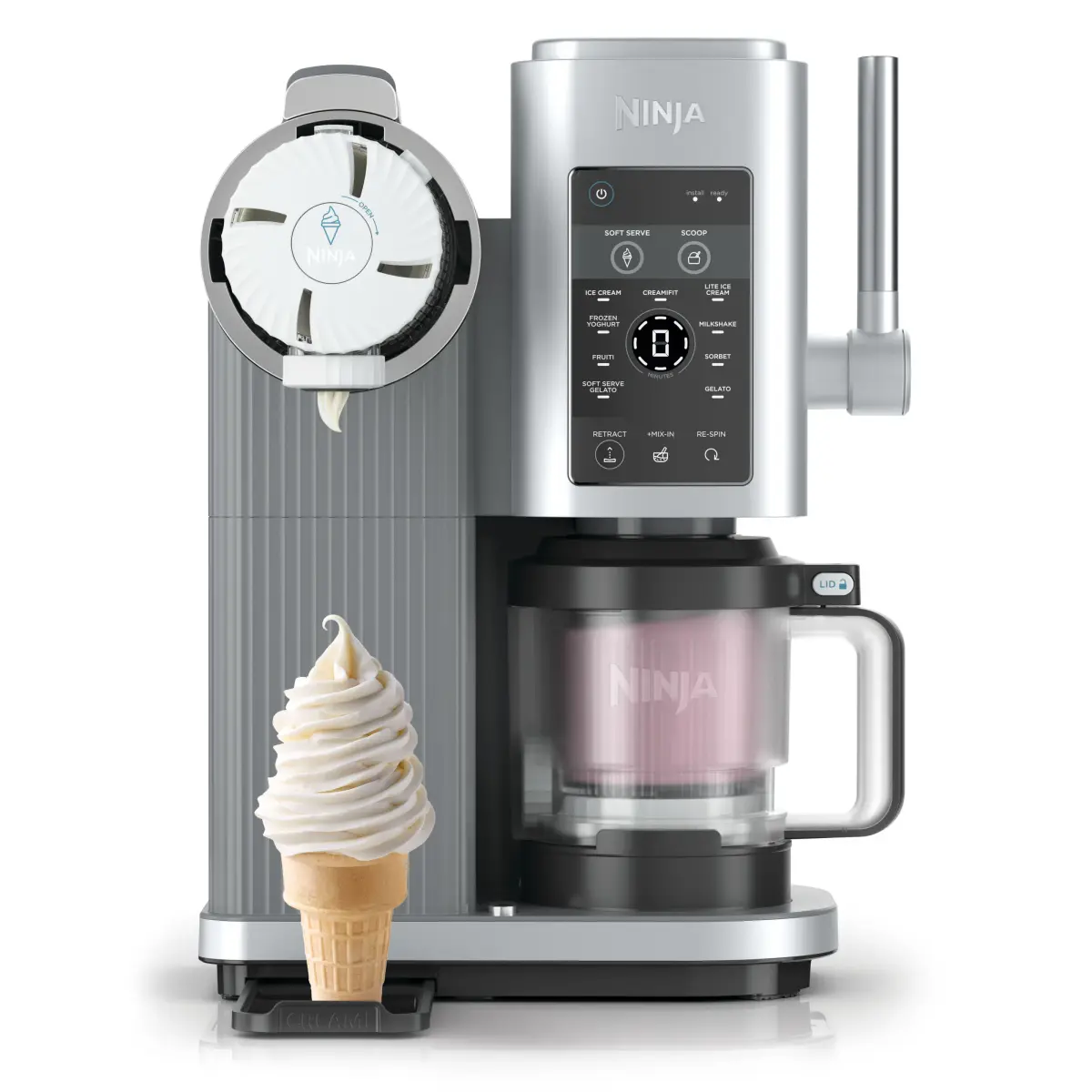 Ninja CREAMi Scoop & Swirl 13-i-1 iskremmaskin Platinum Silver