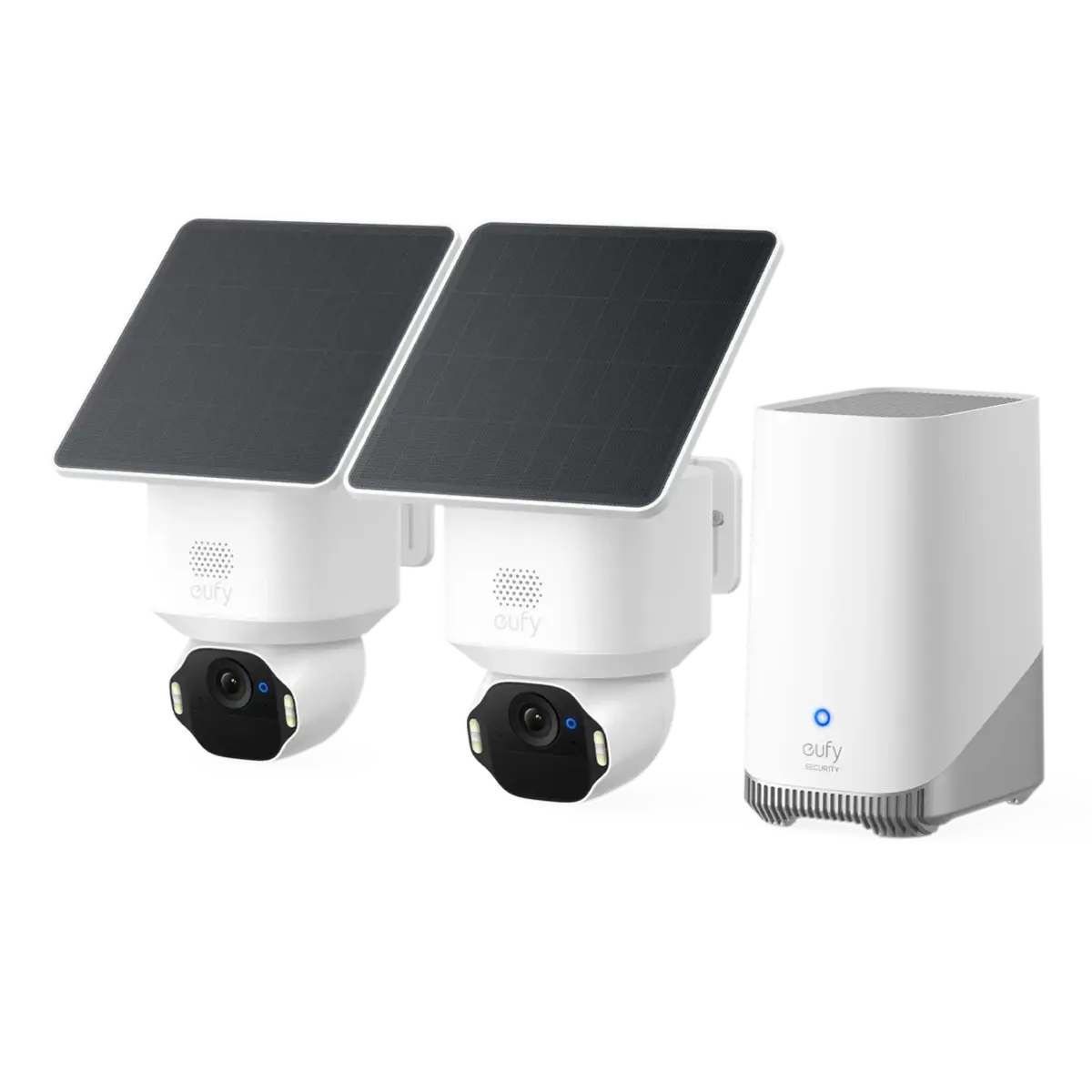 Eufy SoloCam E42 4K-overvåkingskamera 2-pack med HomeBase S380