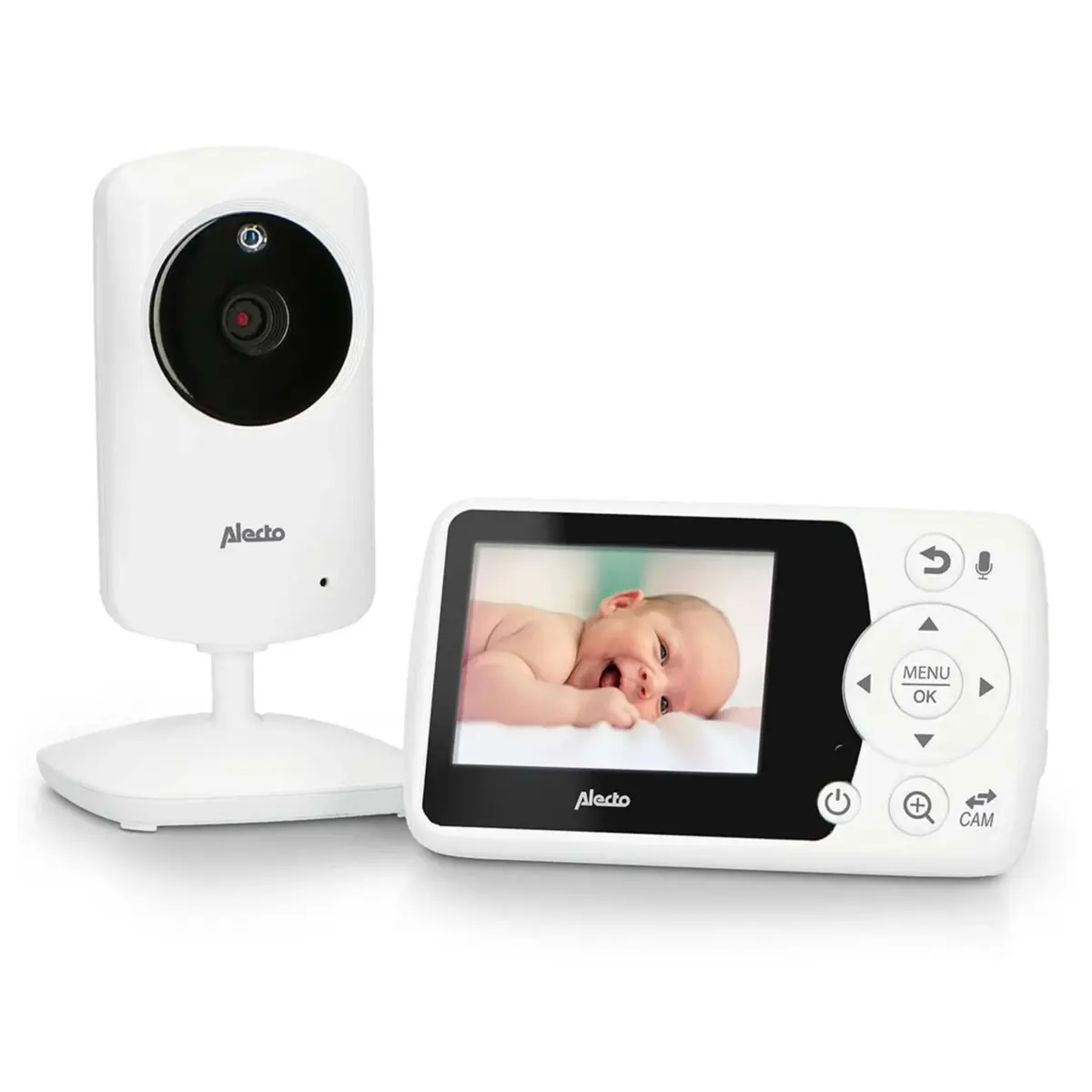 Alecto Videobabyvakt med 2,4-tommers fargeskjerm