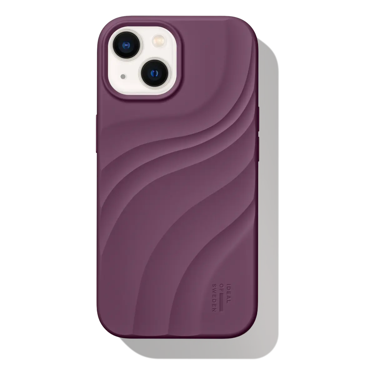 IDEAL OF SWEDEN Soft Swirl silikondeksel med MagSafe iPhone 13, 14, 15, 16e og 17e Velvet Plum