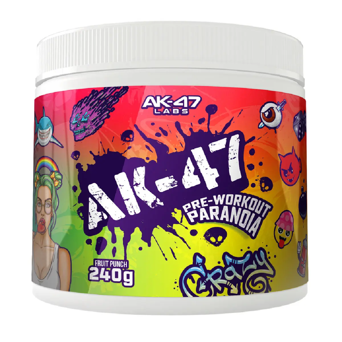 AK-47 Pre-Workout Paranoia - 240 gram