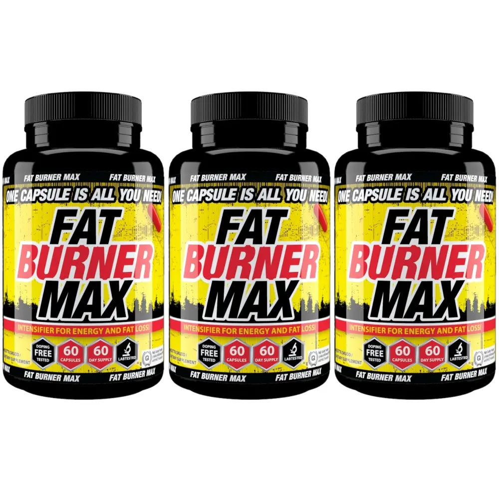 3-Pack Fat Burner MAX - 6 mnd forbruk