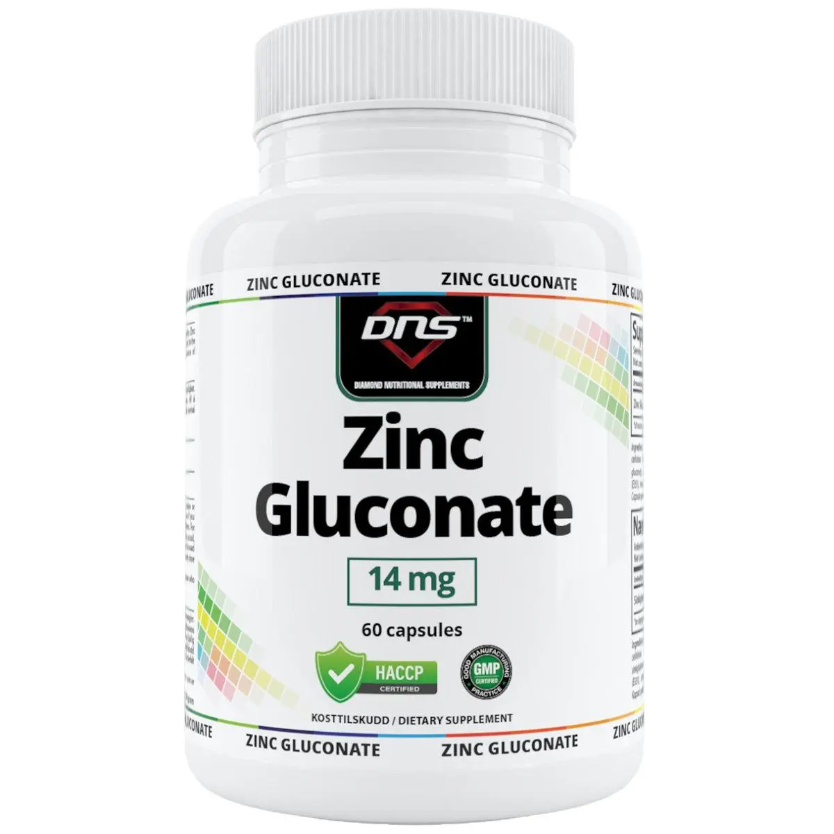 Zinc Gluconate - 60 kapsler