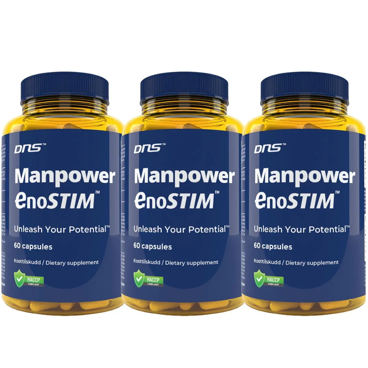 3-pack Manpower Enostim™ - 3 x 60 kapsler
