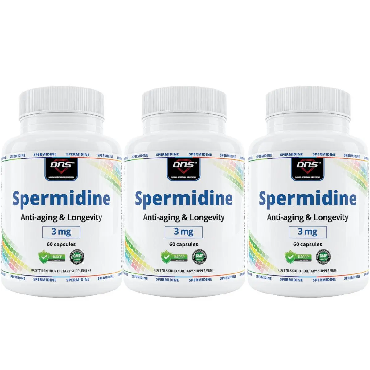 3-pack Spermidine - 3 mg - 3 x 60 kapsler