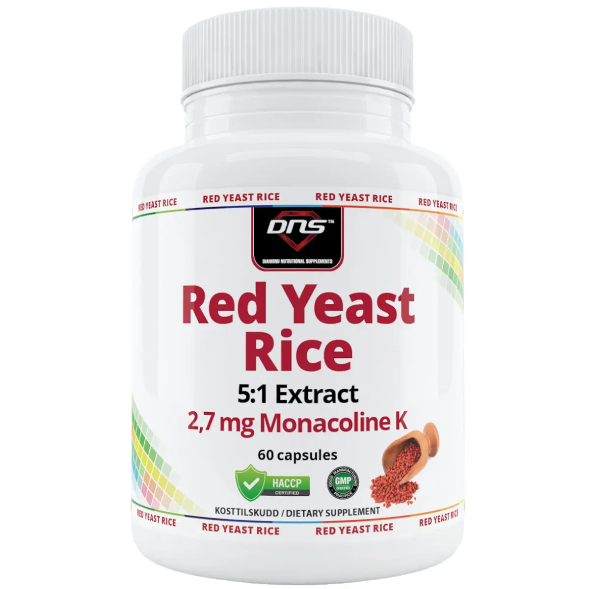 Red Yeast - Rødgjæret ris - 60 kapsler