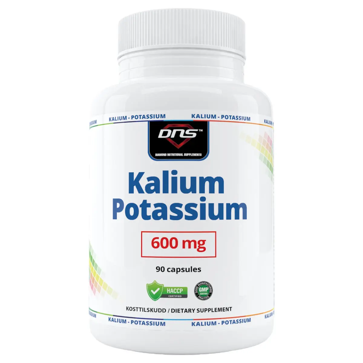Kalium - Potassium - 90 kapsler