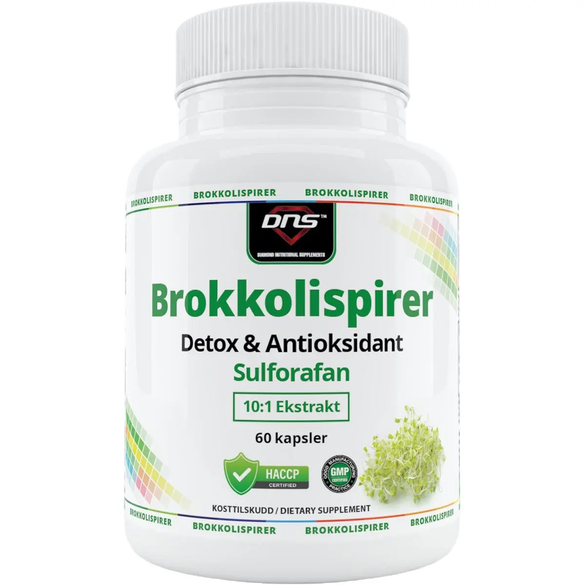 Brokkolispirer - Sulforafan - 60 kapsler