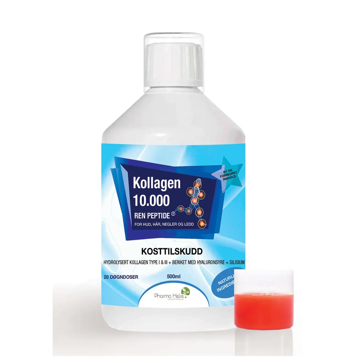 Kollagen 10000 Ren Peptide Hud, Hår & Negler