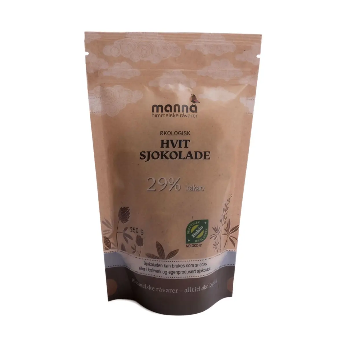 Manna Hvit sjokolade drops