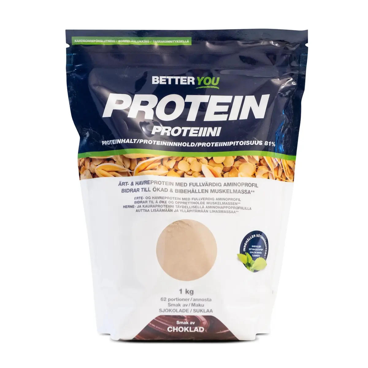 Better You Erte Havreprotein Sjokolade 1 Kg