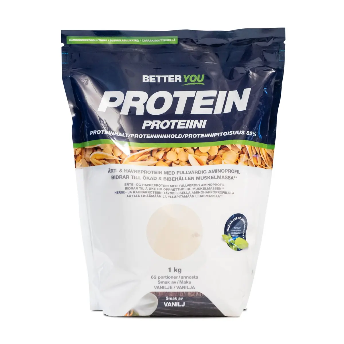 Better You Erte Havreprotein Vanilje 1 Kg