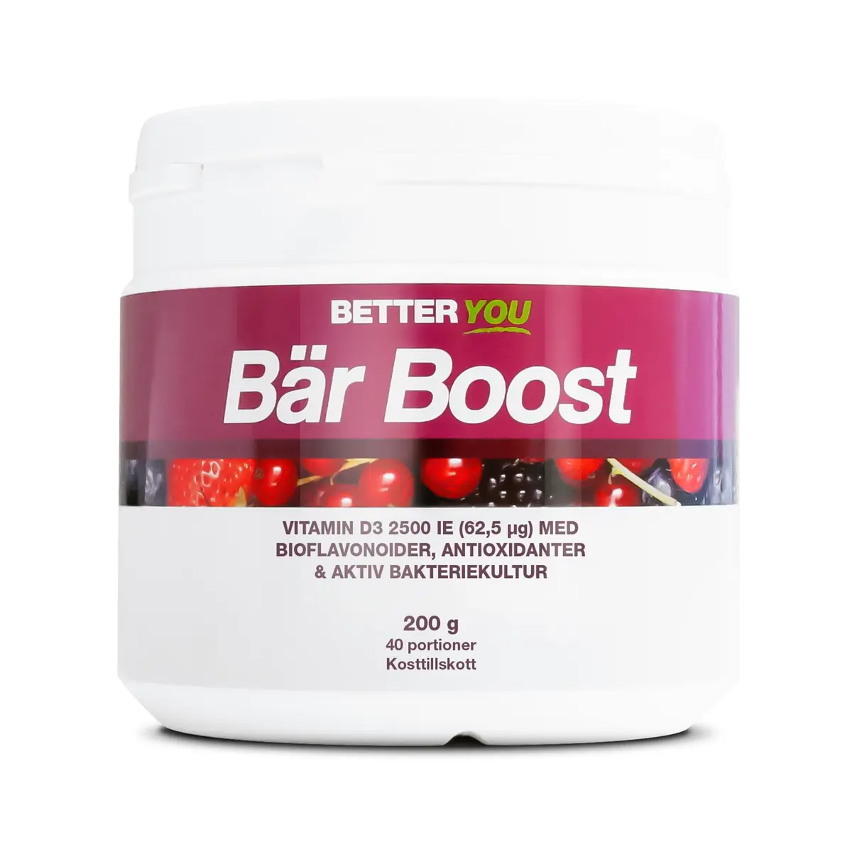 Better You Bær Boost pulver naturell