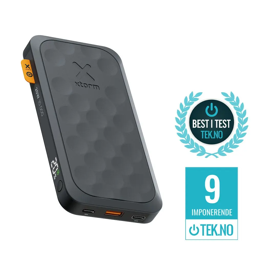 Xtorm FS5101 Powerbank 10.000 mAh - 20W hurtiglading, sort