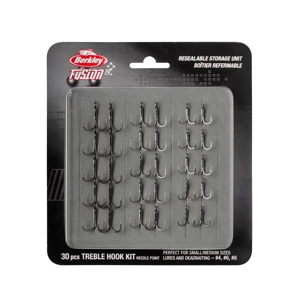 Berkley Fusion19 Small Treble Kit treblekroker - 30 stk