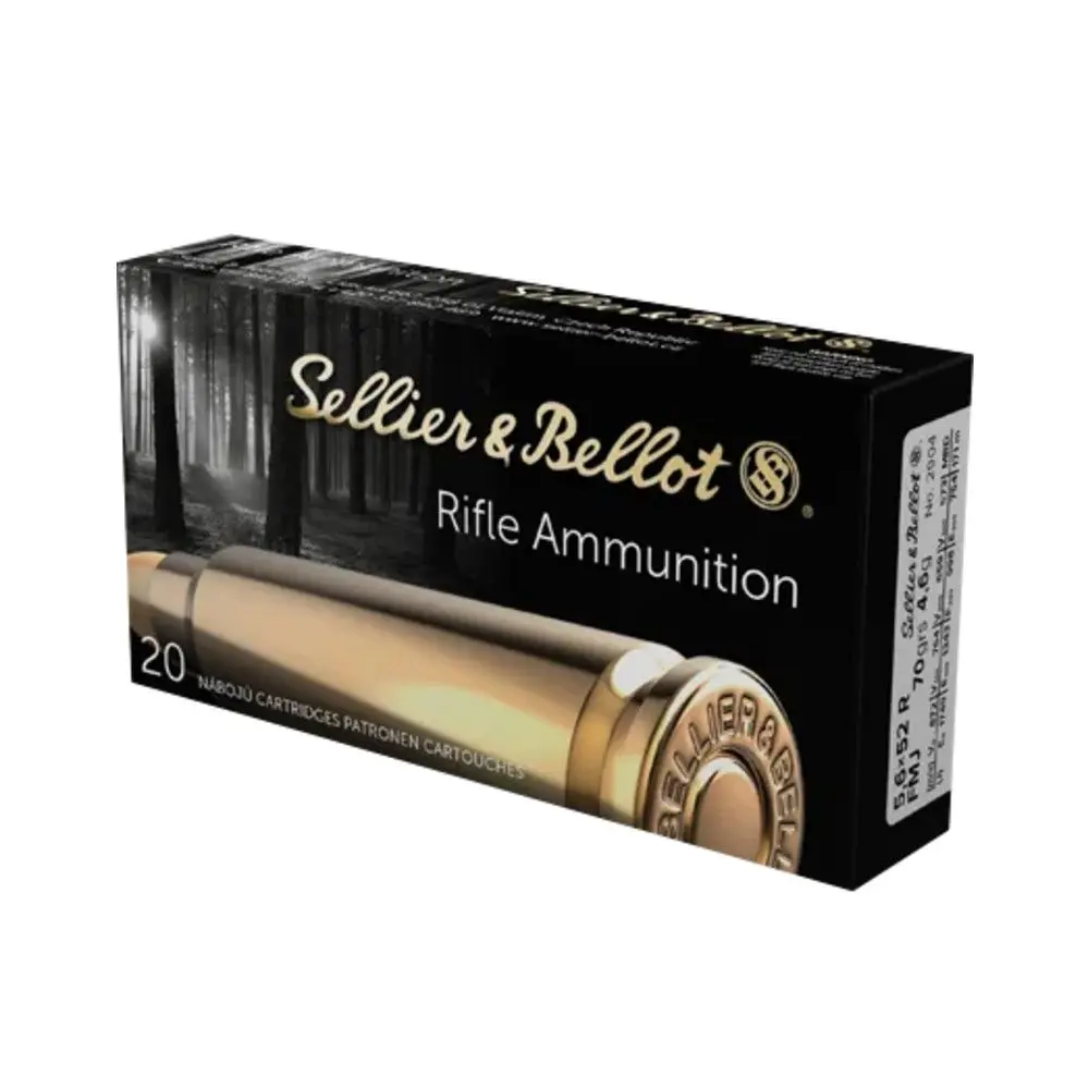 Sellier & Bellot 5,6x52R 70 grain FMJ (30,95 pr stk)