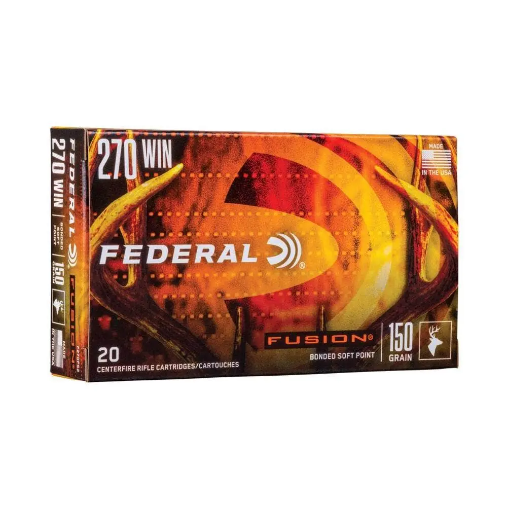 Federal 270 Win Fusion 150 grain SP (39,95 pr stk)