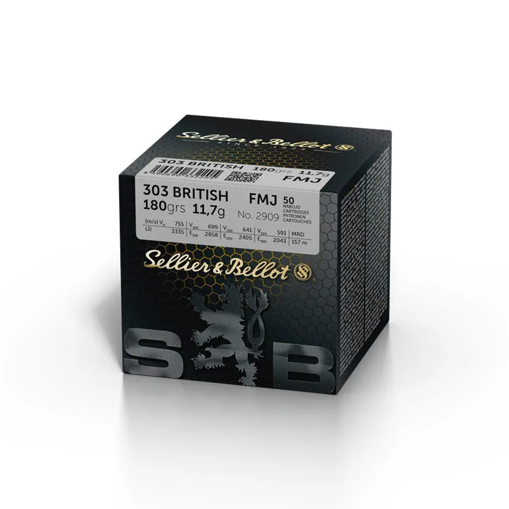 Sellier & Bellot 303 British FMJ 180 grain (17,98 pr stk)