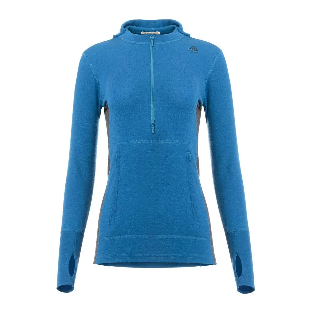 Aclima WarmWool Hoodsweater w/zip (W) dame - corsair