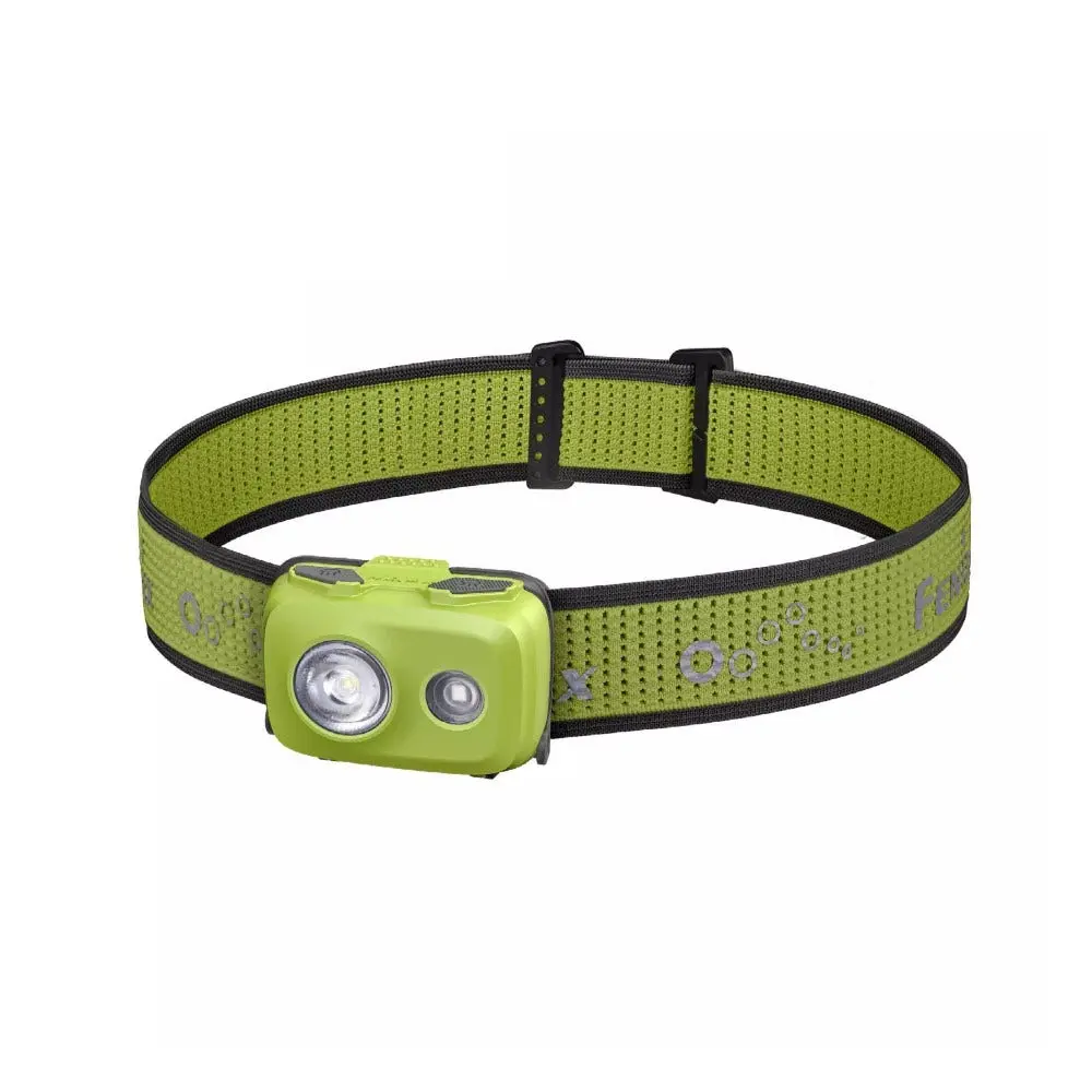 Fenix HL16 hodelykt - 450 lumen, grønn