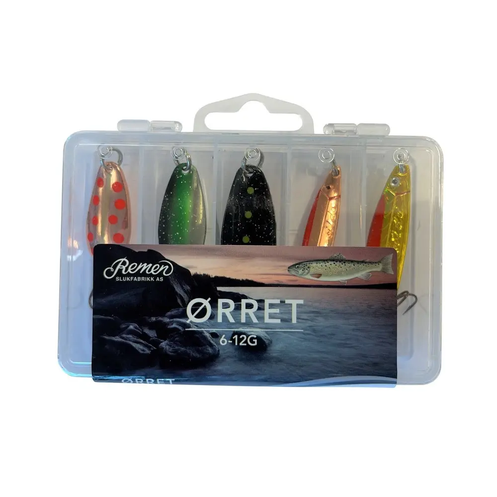 Ørretboksen sluksett, 6-12 gram