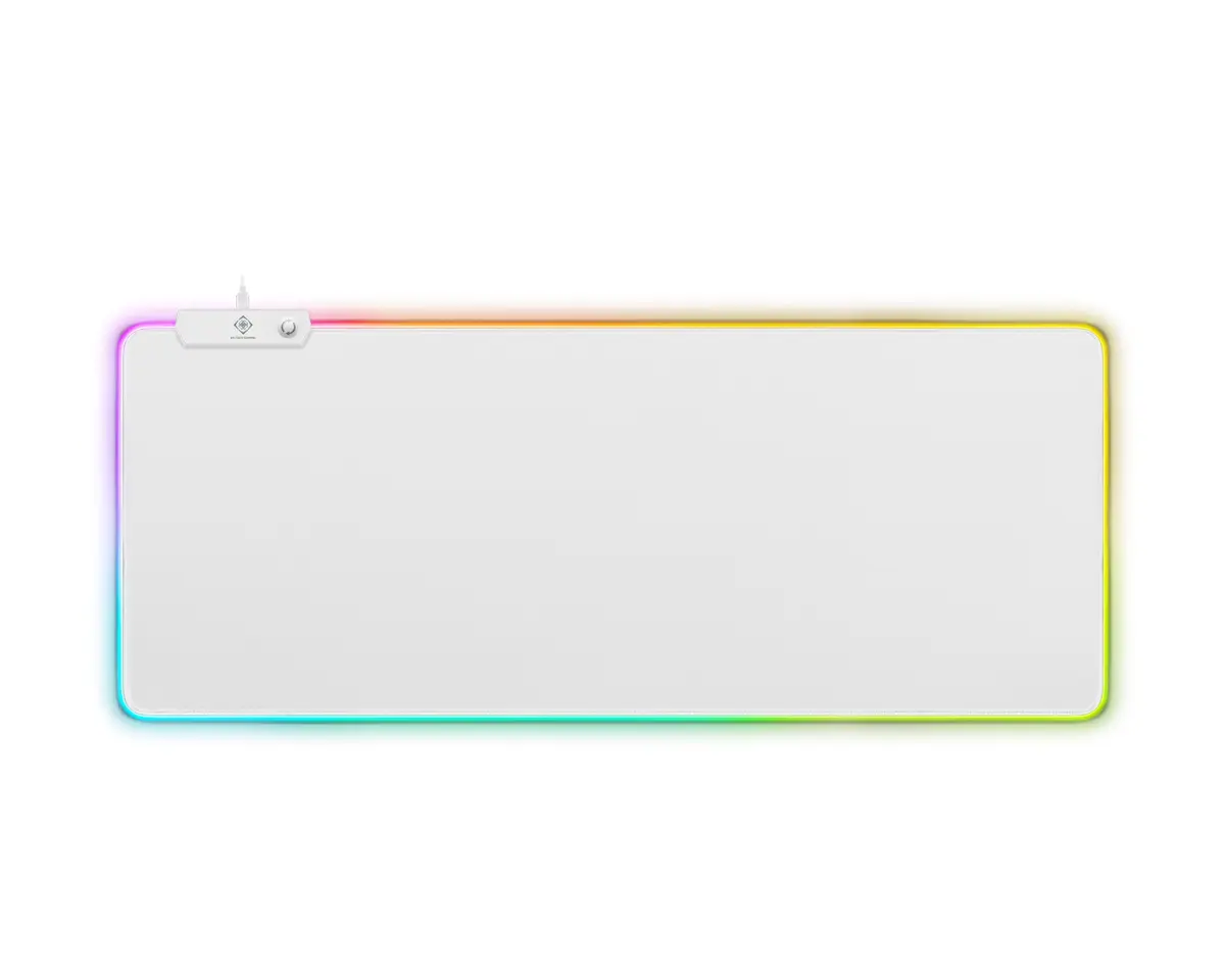 Deltaco Gaming WMP90 RGB Musematte White Line