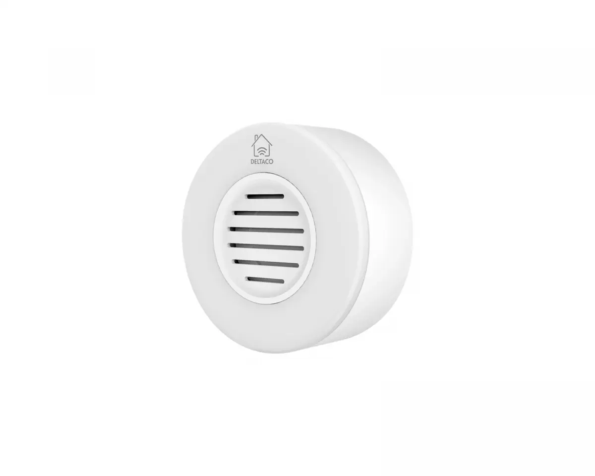 Deltaco Smart Home WiFi Siren - Hvit
