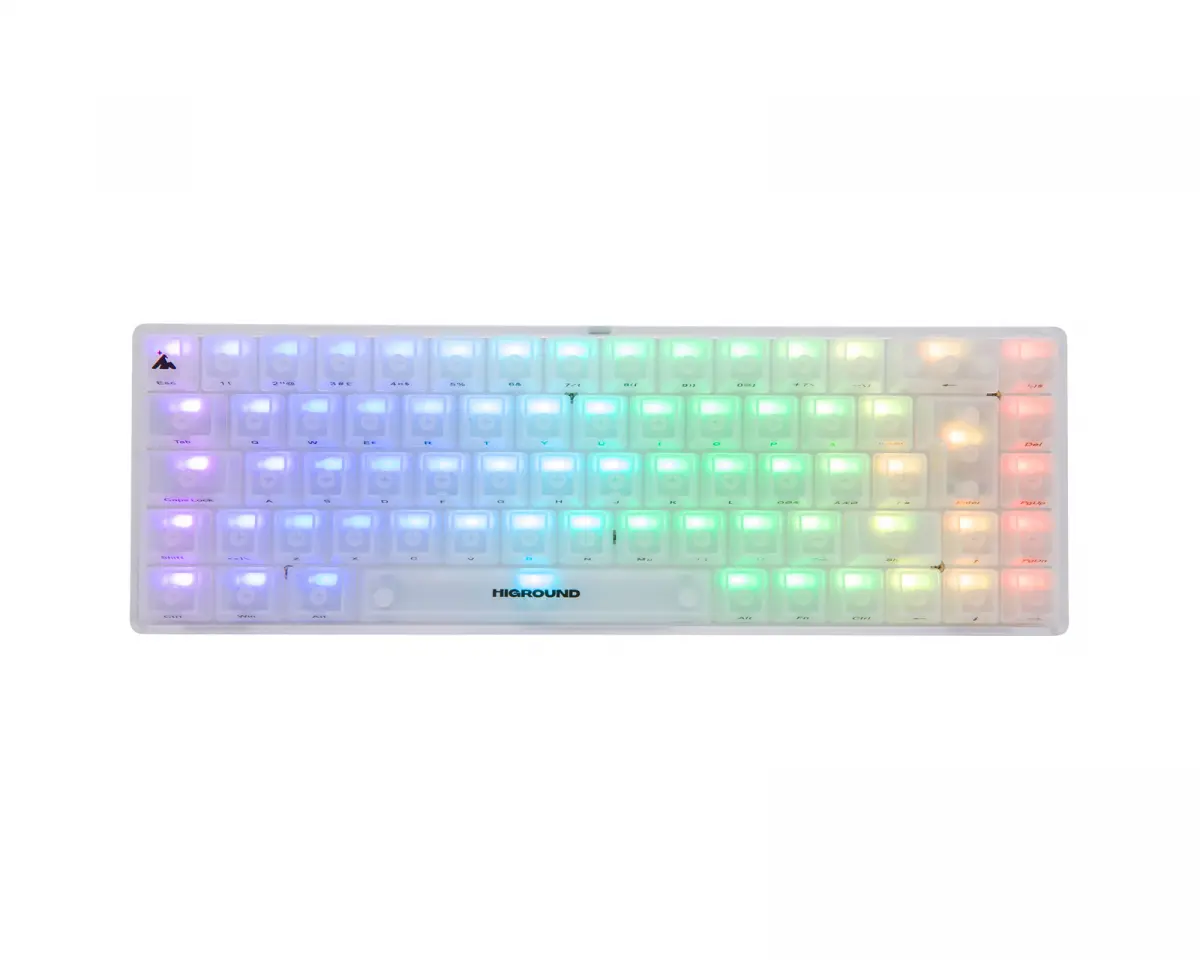 Higround OPAL Base 65 Hotswap Gaming Keyboard – ISO German [Silent Glacier]