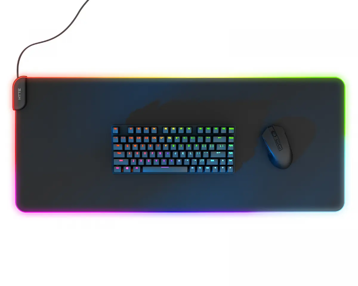 HYTE CNVS RGB Musematte - Svart