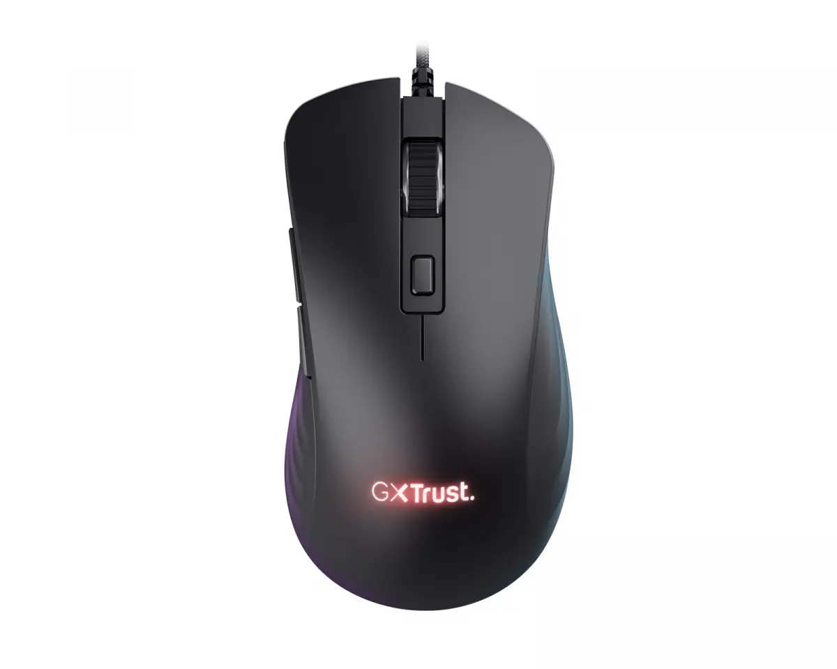 Trust GXT 924 YBAR+ Gaming Mus - Svart
