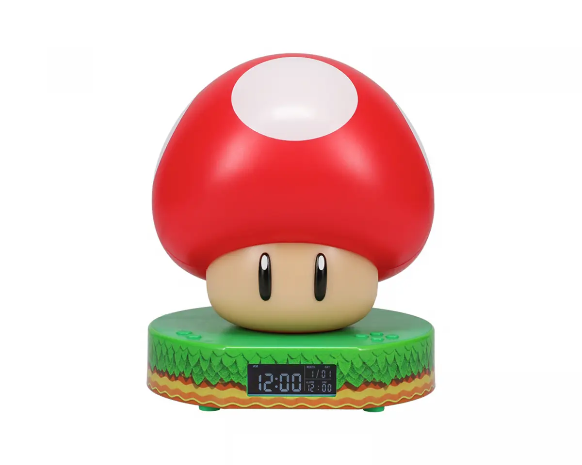 Paladone Super Mushroom Digital Vekkerklokke