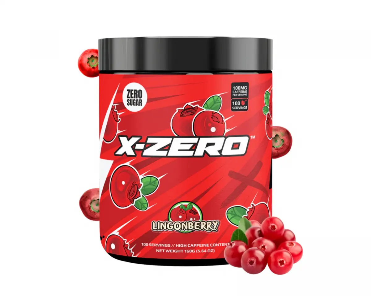 X-Gamer X-Zero Lingonberry - 100 Porsjoner