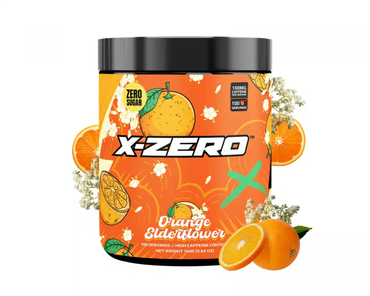 X-Gamer X-Zero Orange Elderflower - 100 Porsjoner
