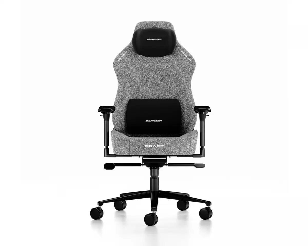 DXRacer CRAFT Gamingstol Grått Stoff XL