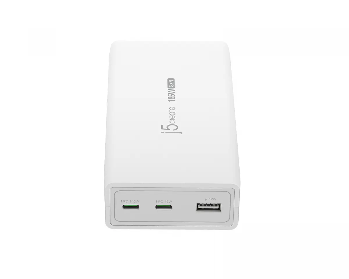 j5create GaN PD USB-C-lader - 3-port - 185W