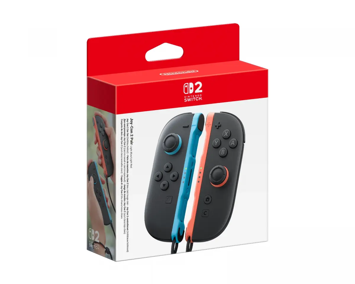 Nintendo Joy-Con 2 Kontrollpar - Lys blå / Lys rød