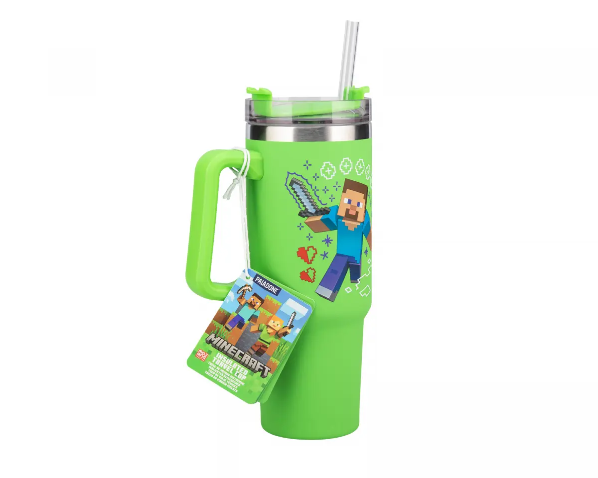 Paladone Minecraft Tumbler Cup 900ml - Grønn