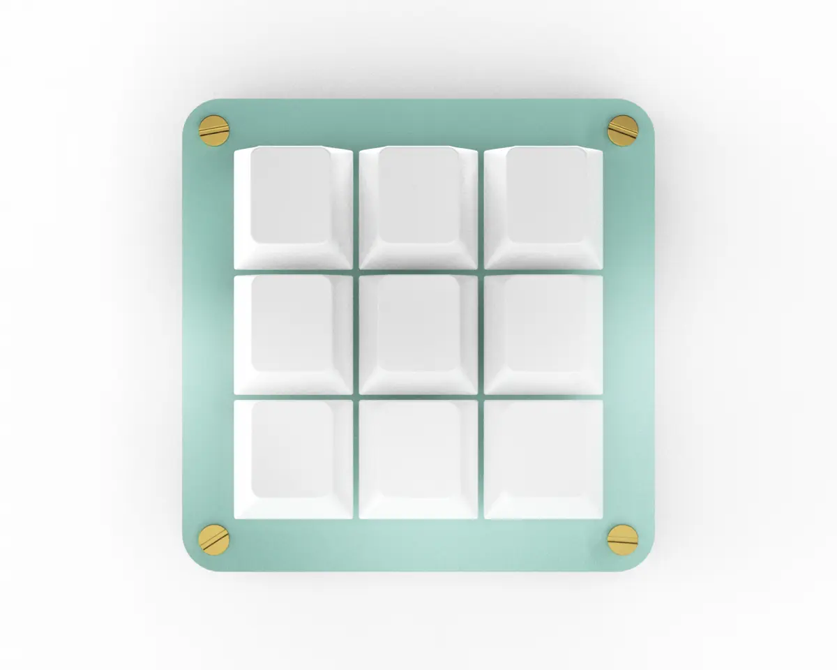 MaxCustom 9-Key MacroPad - Turkis