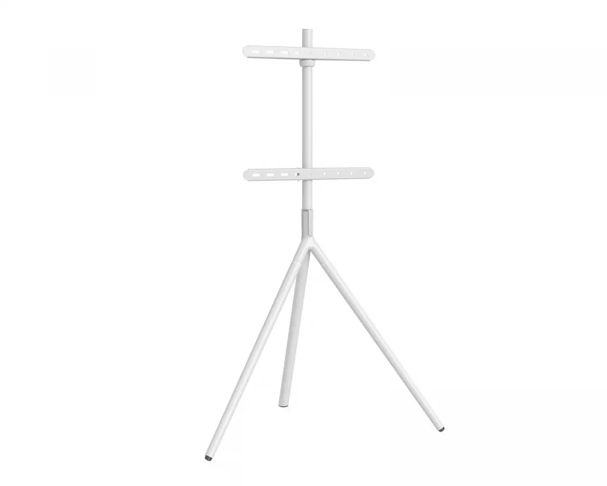 MaxMount TV-Gulvstativ på tre ben - 45"-65" - Hvit