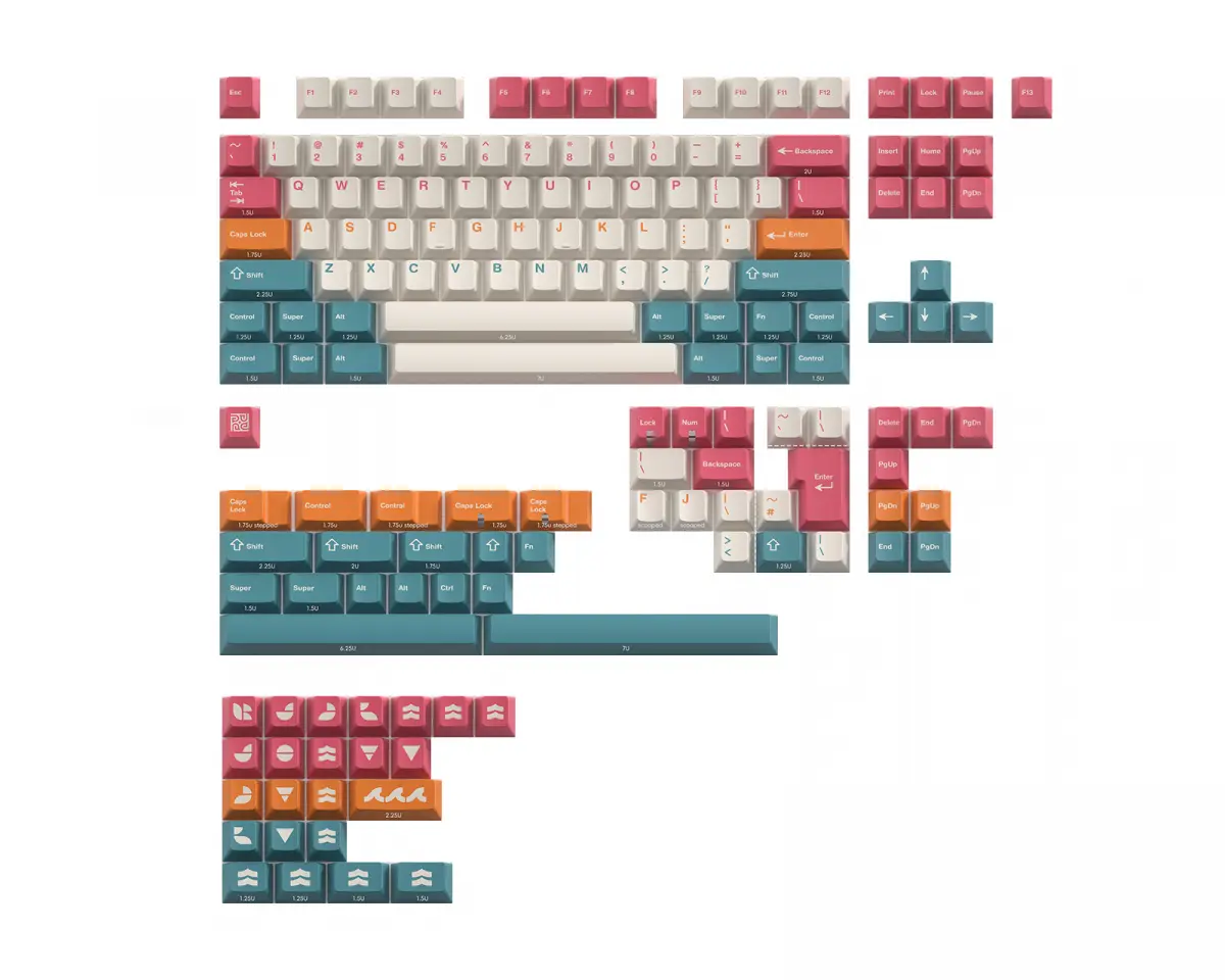 KBDfans PBTfans Salt Lakes - Base kit