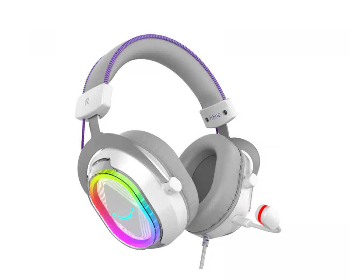 Fifine H13 Gaming Headset - Hvit