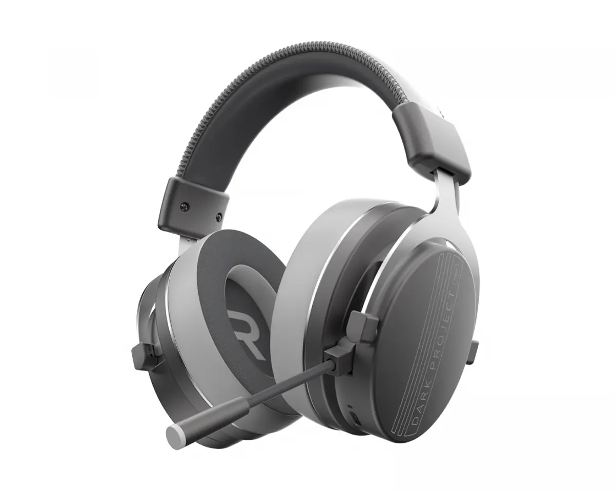 Dark Project VEXO Trådløst Gaming Headset - Grå