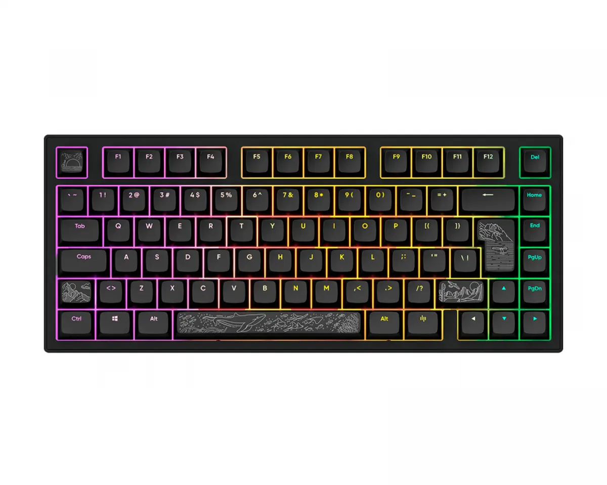Dark Project ALU81 Gaming Tastatur RGB - Terra Nostra [g3ms Moonstone]