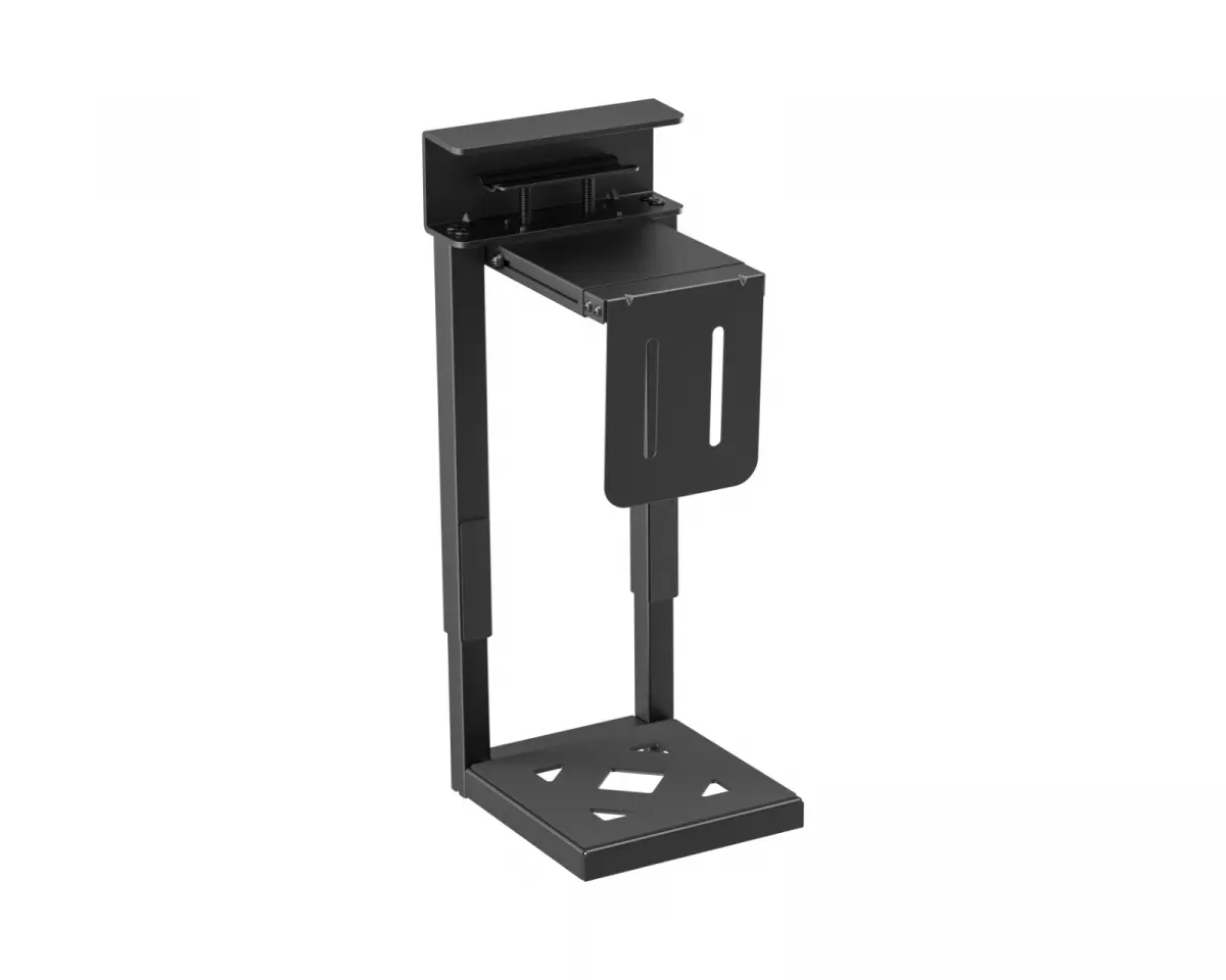 MaxMount Justerbar PC-holder med klemme for Skrivebord - Svart 